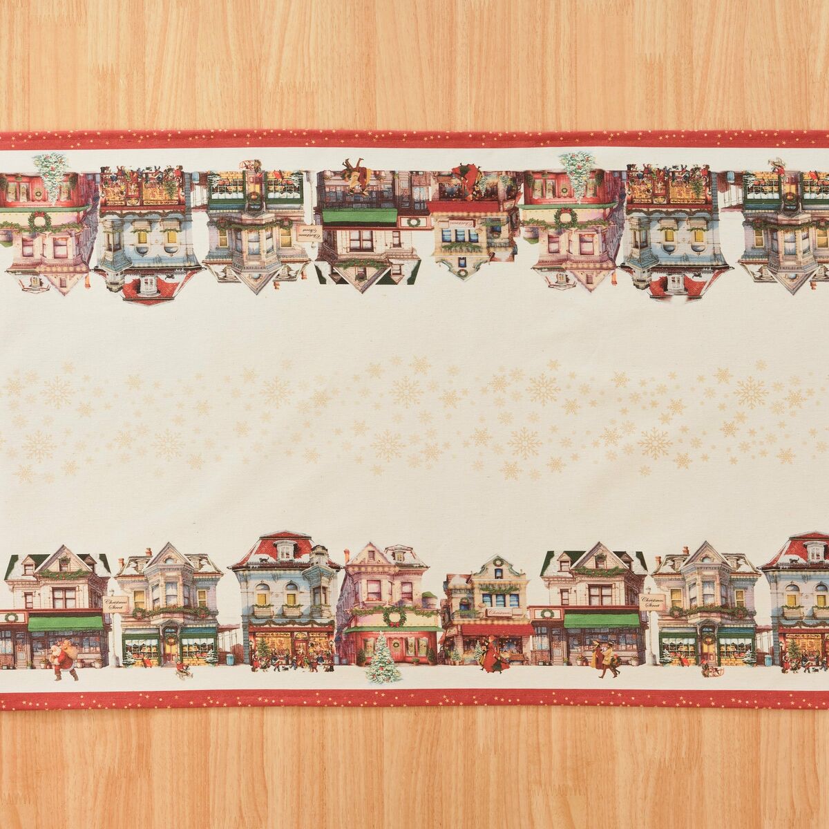 Table Runner Belum Christmas City Multicolour 45 x 140 cm
